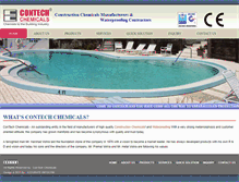Tablet Screenshot of contechchemicals.com